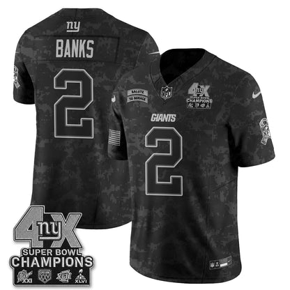New York Giants 2026 Salute To Service V2 Vapor Jersey - Stitched