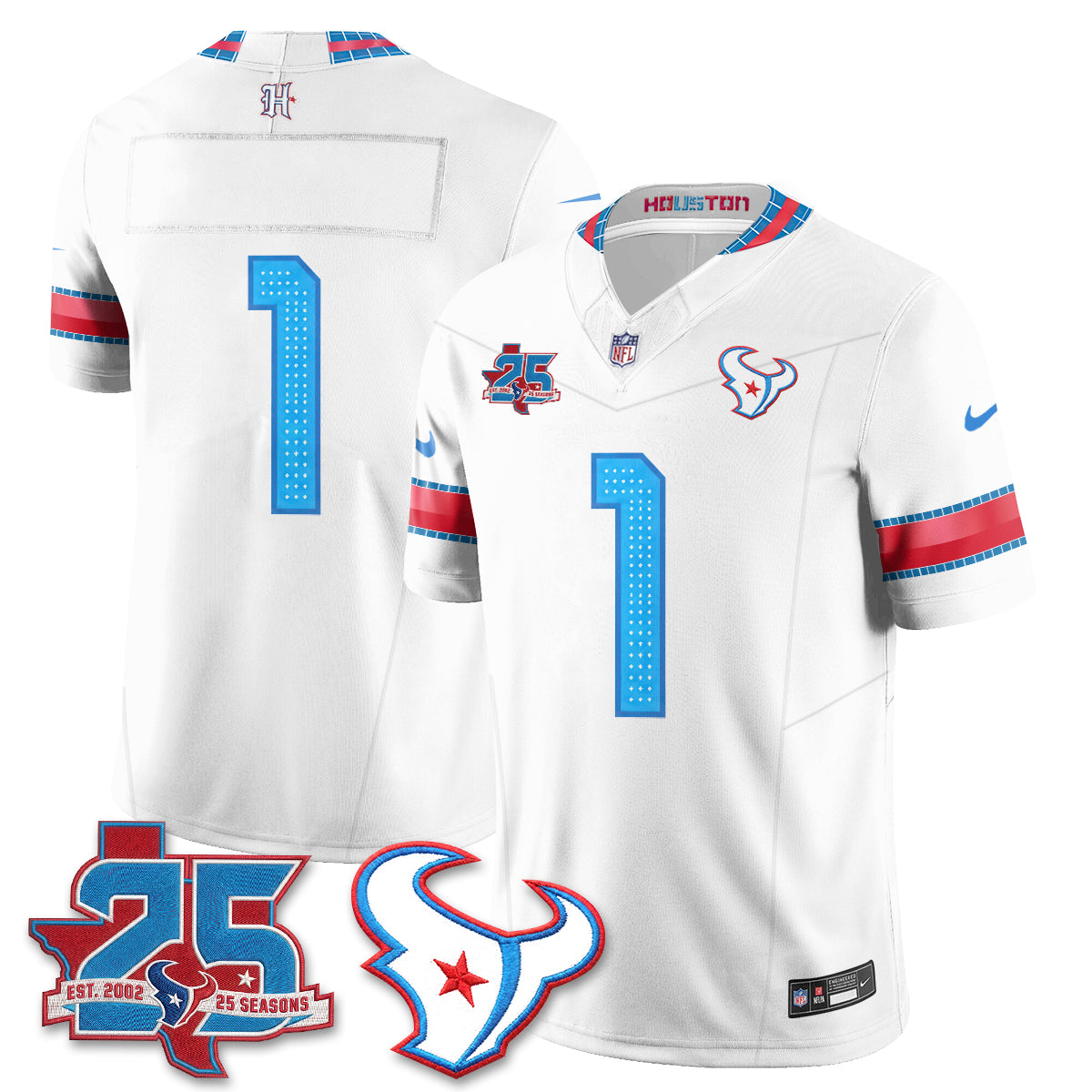 Houston Texans 2026 Rivalries Vapor Jersey - Stitched