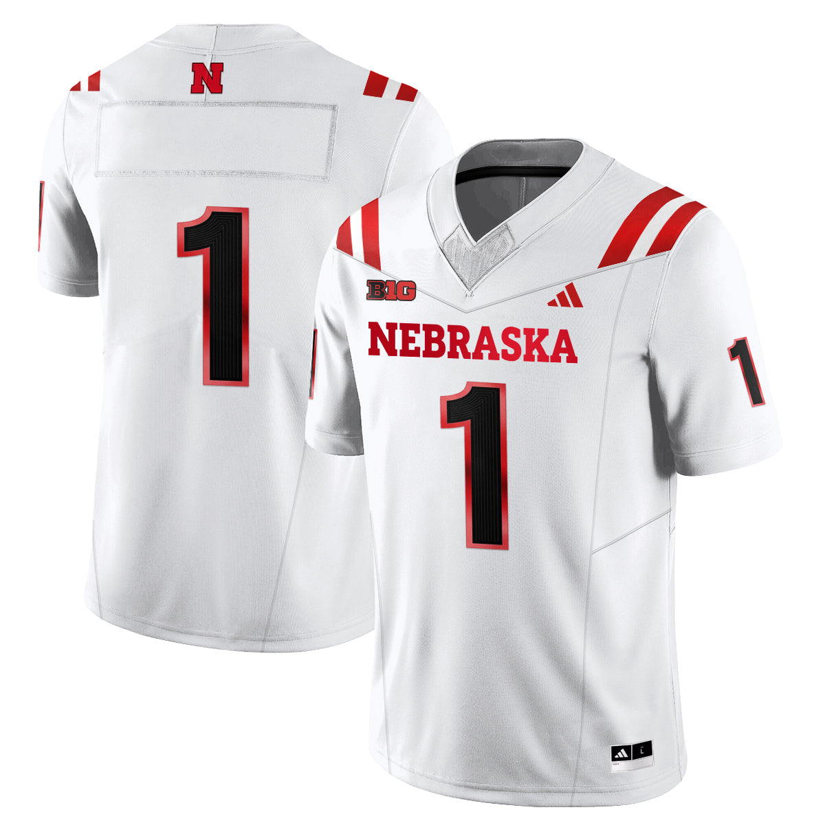 Nebraska Huskers 2026 "The Fire Rises" Vapor Jersey - Stitched