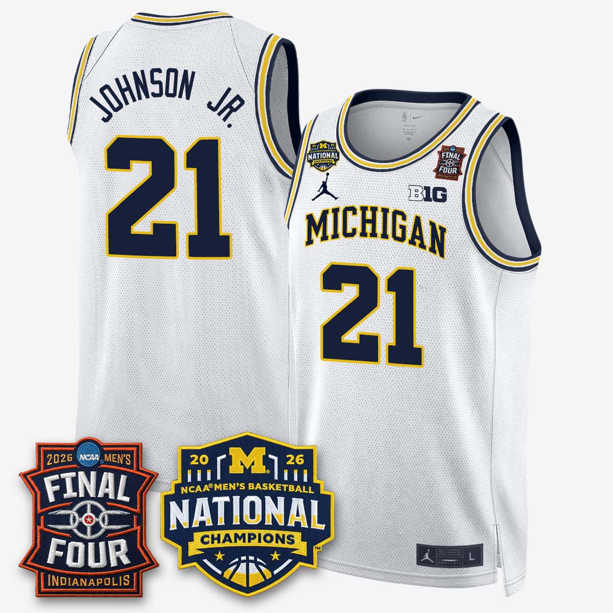 MICH 2026 NCAA Basketball Champions Limited Jersey - All Stitched