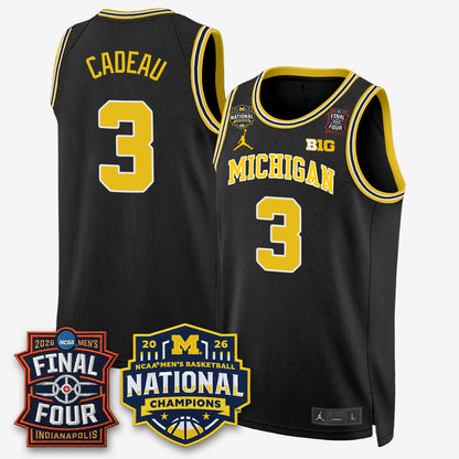 MICH 2026 NCAA Basketball Champions Limited Jersey - All Stitched