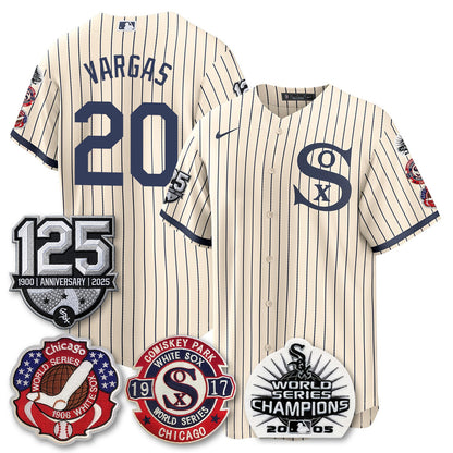 CWS 125th Anniversary - W.S Champions Edition Vapor Jersey - Stitched