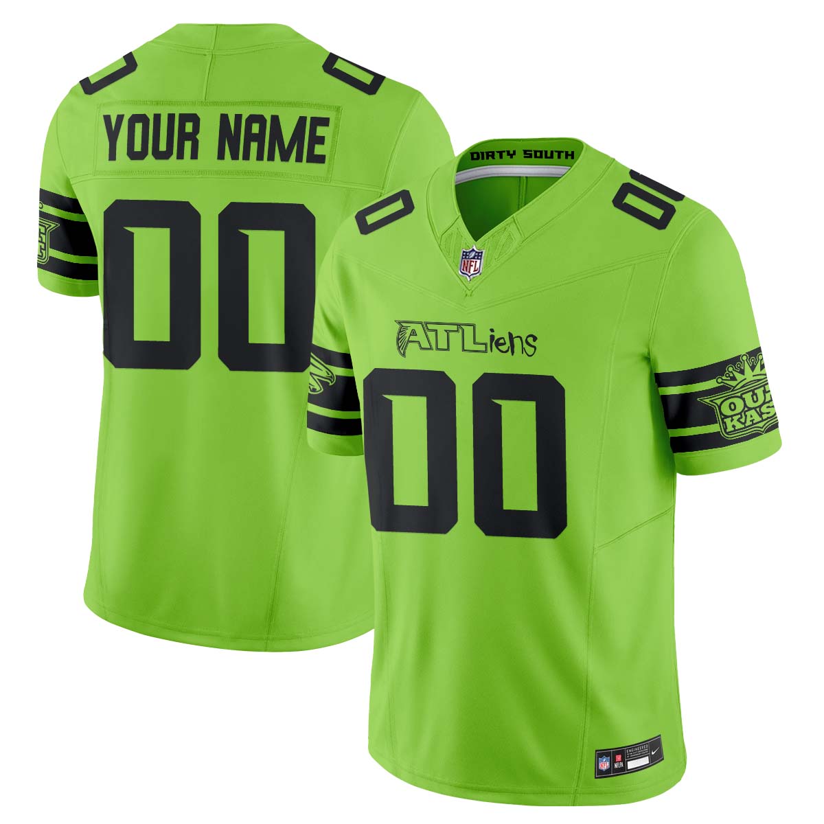 ATL 30th Anniversary ATLiens Custom Vapor Jersey - Stitched
