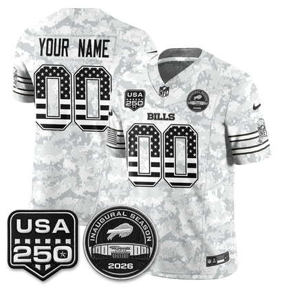 Buffalo Bills 2026 Salute to Service Edition Vapor Custom Jersey - Stitched