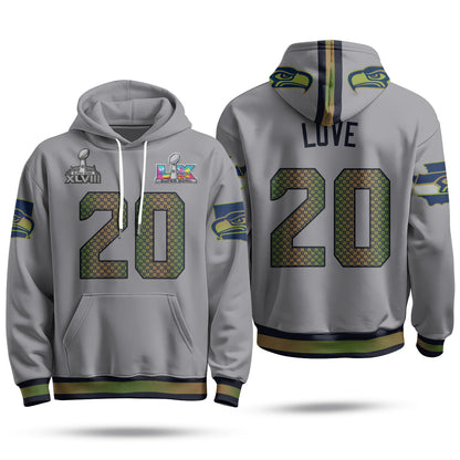 SEA S.Bowl Champs Fleece Hoodie - Printed