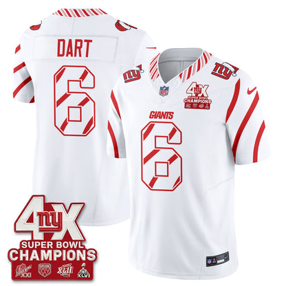New York Giants  Xmas Edition Vapor Jersey - Stitched
