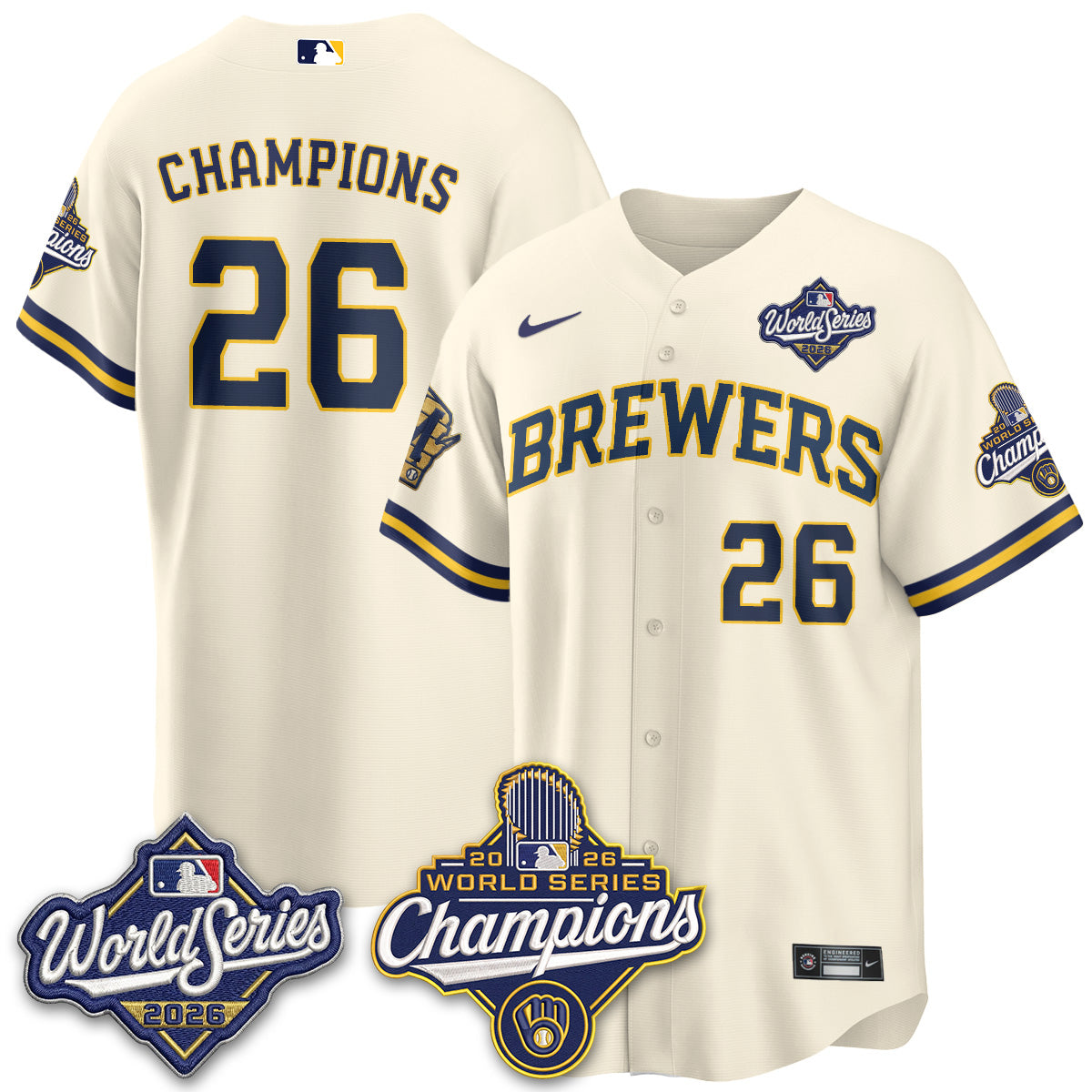 MIL 2026 WS Champions Vapor Jersey - Stitched