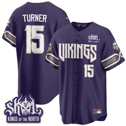 Minnesota Vikings 2026 Rivalries Edition Baseball Vapor Jersey - Stitched