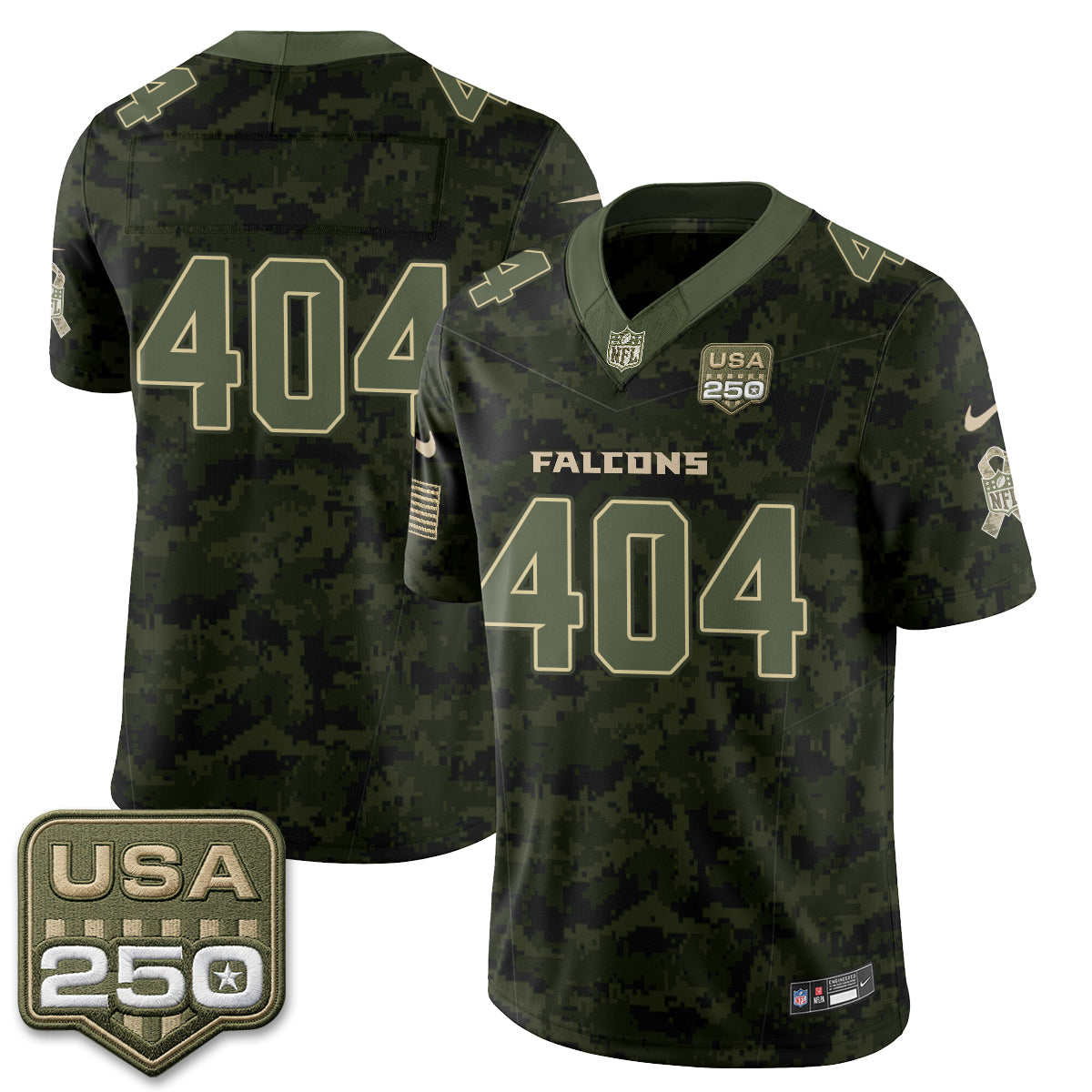 Atlanta Falcons 2026 Salute to Service Vapor Jersey - Stitched