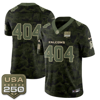 Atlanta Falcons 2026 Salute to Service Vapor Jersey - Stitched
