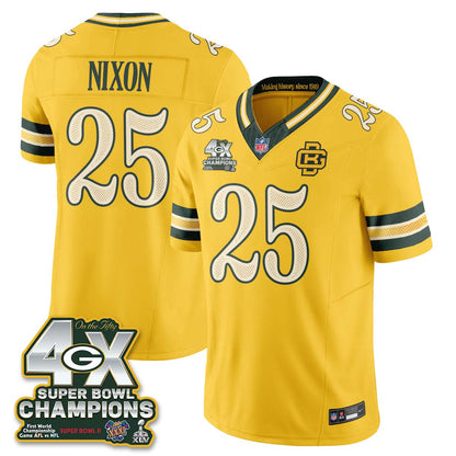 GB 2026 Rivalries 4X Champs Vapor Jersey - Stitched