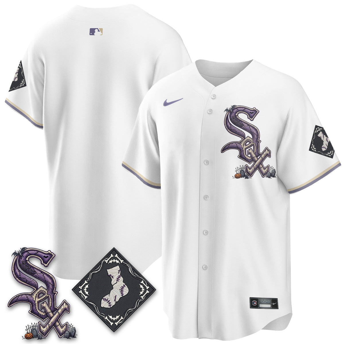Chicago White Sox Nightmare Edition Vapor Jersey - Stitched