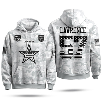 DAL 2026 Salute To Service Edition Pullover Hoodie - Printed