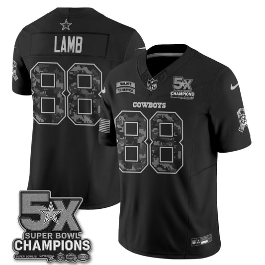 DAL 2026 Salute to Service V3 Vapor Jersey - Stitched