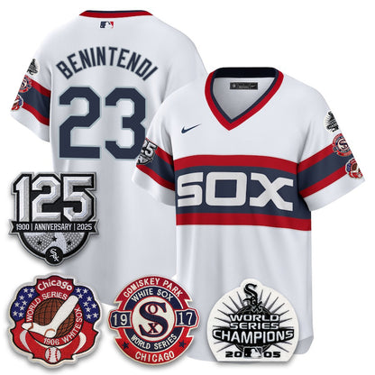 CWS 125th Anniversary - W.S Champions Edition Vapor Jersey - Stitched