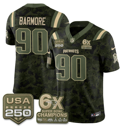NE 2026 Salute to Service Edition Vapor Jersey - Stitched