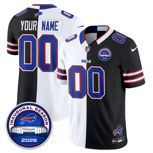 BUF 2026 Split Edition Vapor Custom Jersey - Stitched