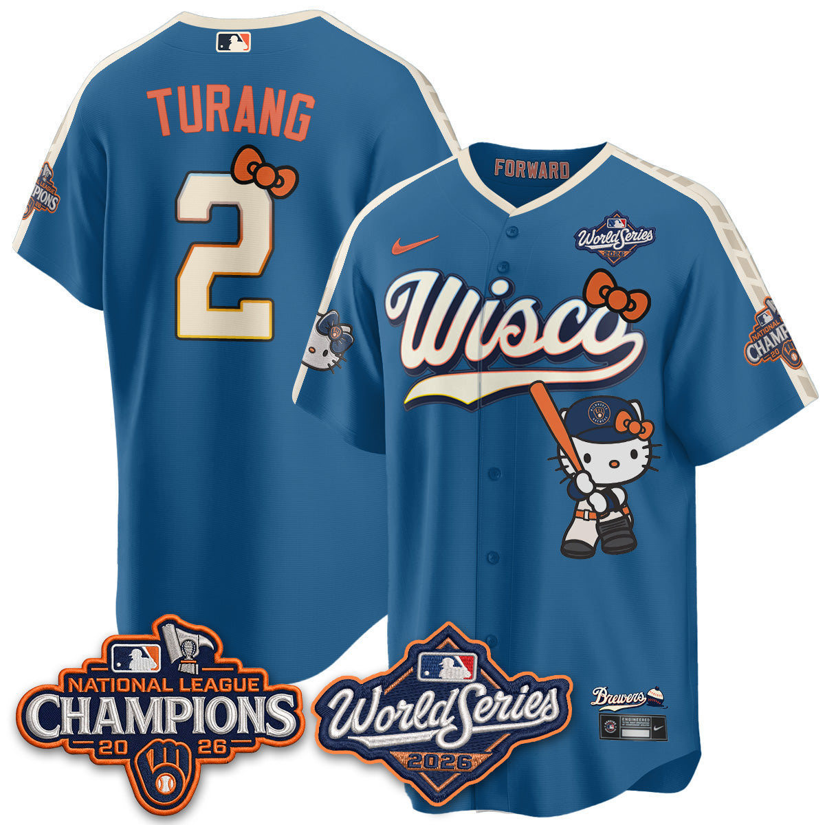 MIL 2026 NL Champions x Meow KT Vapor Jersey - Stitched