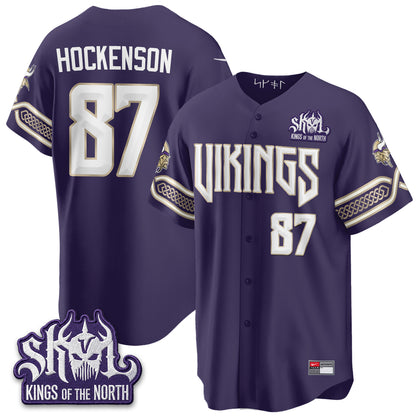 Minnesota Vikings 2026 Rivalries Edition Baseball Vapor Jersey - Stitched
