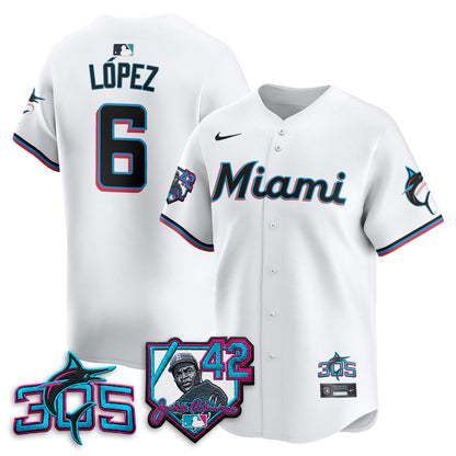 MIA 2026 Jackie Robinson New Era Vapor Limited Jersey - All Stitched