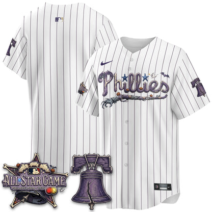 Philadelphia Phillies Nightmare Edition Vapor Jersey - Printed