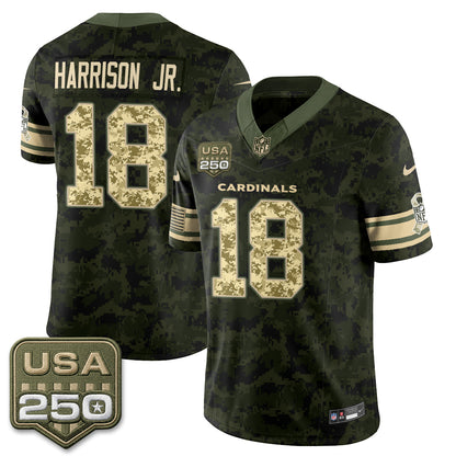 Arizona Cardinals 2026 Salute to Service Vapor Jersey - Stitched