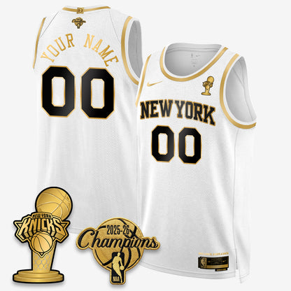 NYK 2026 Basketball Champions Vapor Custom Jersey - Stitched n3