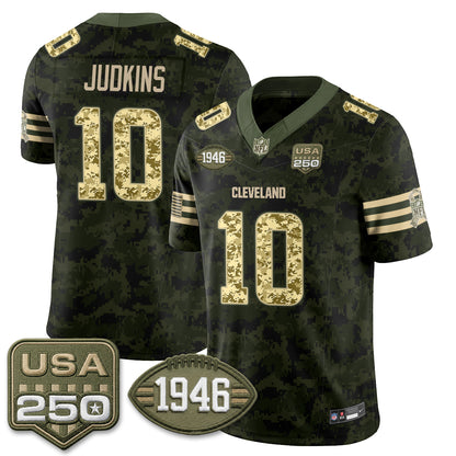 Cleveland Browns 2026 Salute to Service Vapor Jersey - Stitched