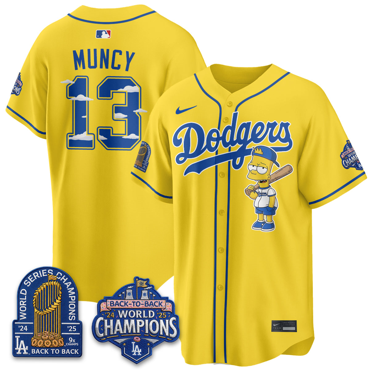 Los Angeles Dodgers x The Yellow Family Edition Vapor Jersey - Printed