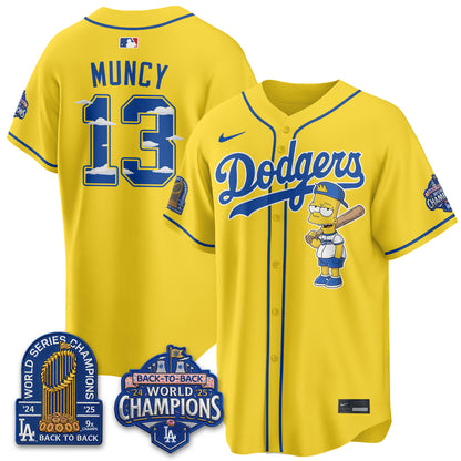 Los Angeles Dodgers x The Yellow Family Edition Vapor Jersey - Printed