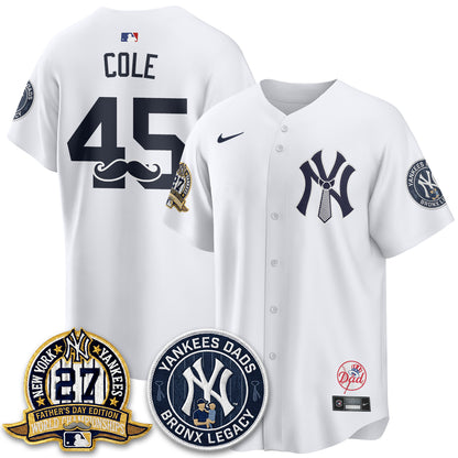 NYY Happy Father's Day 2026 Jersey - Stitched
