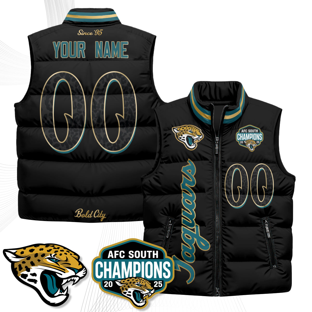 DET 2026 Rivalries Custom Puffer Vest - Printed