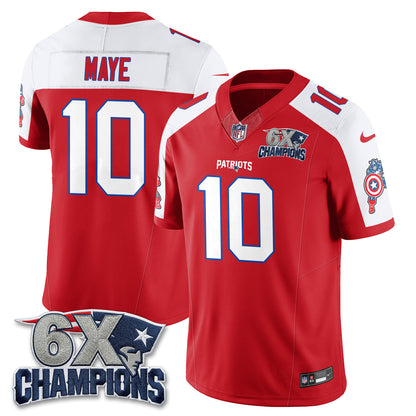 New England Patriots x Vibranium Shield Edition Vapor Jersey V2 - Stitched