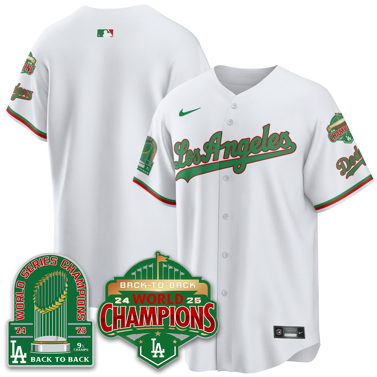 LAD Mexico Vapor Limited Jersey - 9x & B2B Champs - All Stitched