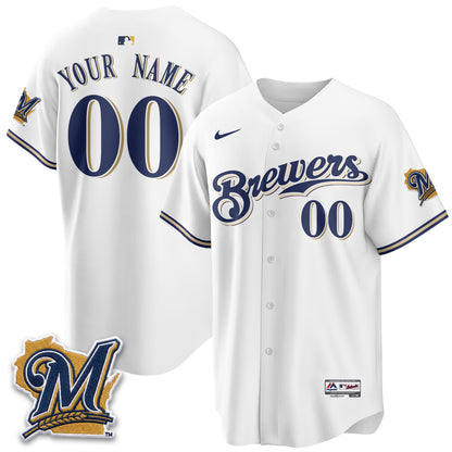 Milwaukee Brewers "Legacy Edition" Vapor Custom Jersey - Stitched