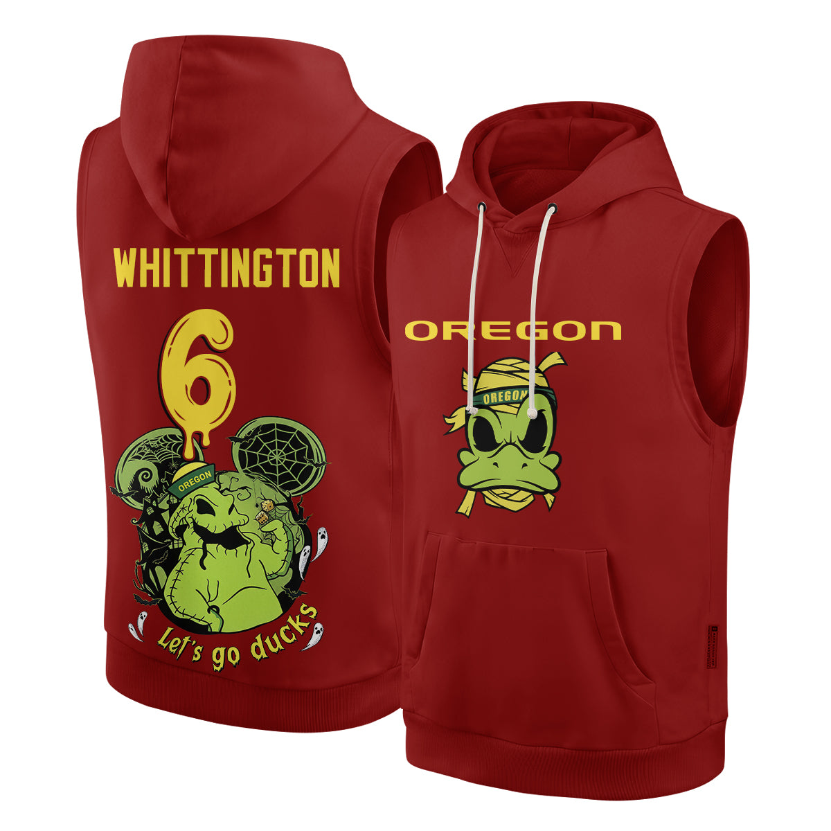ORE x Boongie Monster Edition Pullover Sleeveless Hoodie Tank Top - Printed