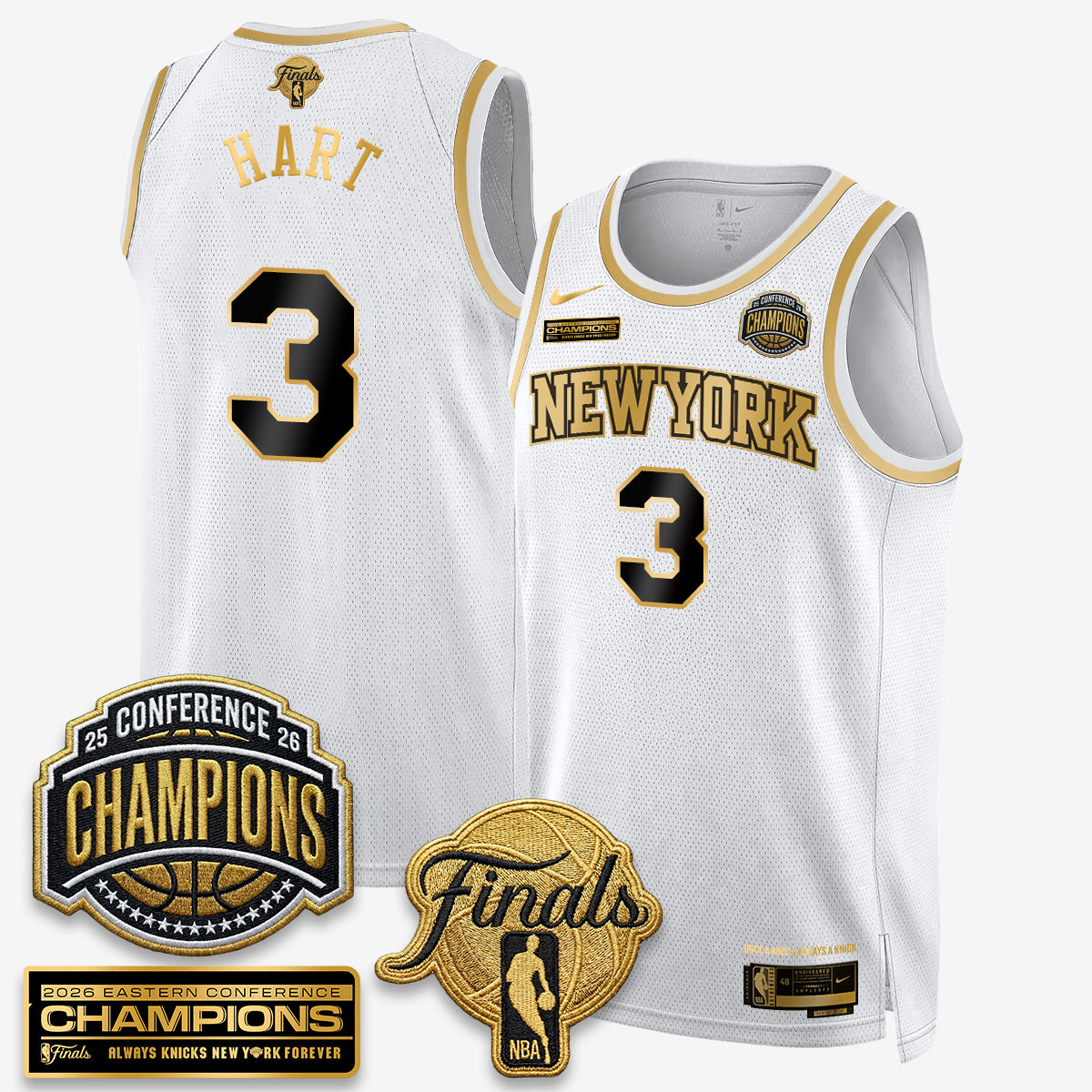 NYK 2026 NBA Eastern Conference Champions Vapor Jersey - Stitched n6