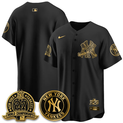 NYY Fourth of July USA Vapor Limited Jersey - Stitched