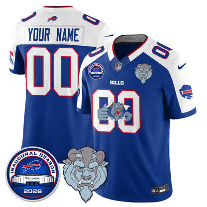 Buffalo Bills x Hairy Blue Beast Edition Vapor Jersey - Stitched
