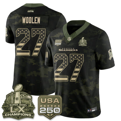 SEA 2026 Salute to Service Edition Vapor Jersey - Stitched n5