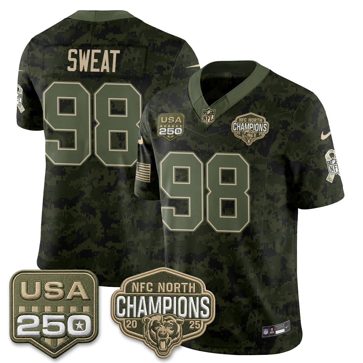 CHI 2026 Salute to Service Edition Vapor Jersey - Stitched