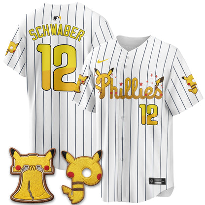 Philadelphia Phillies x PKM Edition Vapor Limited Jersey - Stitched