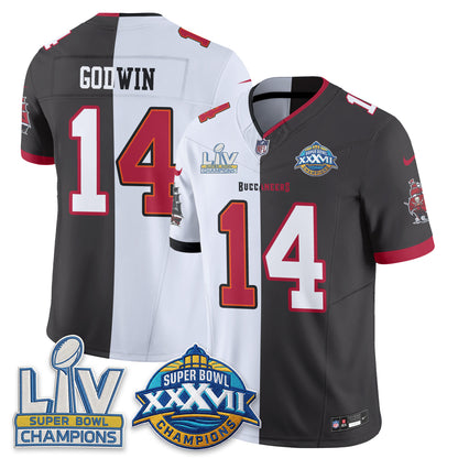 Tampa Bay Buccaneers S.Bowl Split Edition Vapor Jersey - Stitched