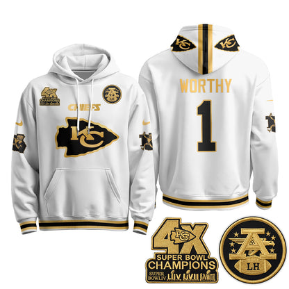 KC 4X Champs Gold Edition Fleece Hoodie - Printed