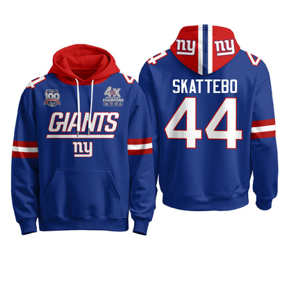 NYG 4X Champs S.Bowl Fleece Hoodie - Printed