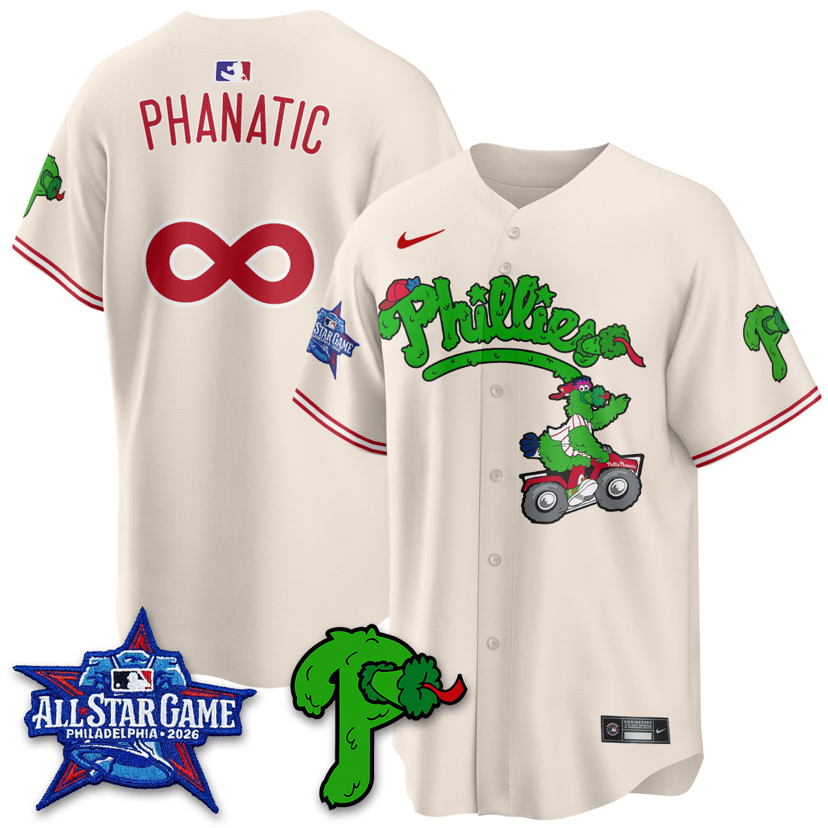 Philadelphia Phillies Phanatic Vapor Limited Jersey V2- Stitched
