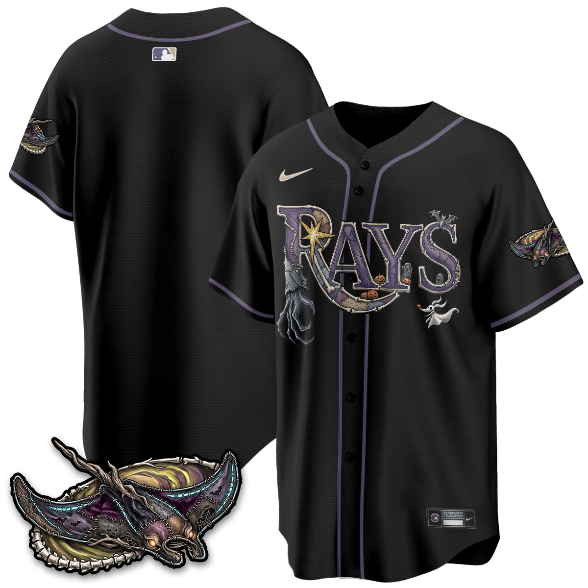 TB Nightmare Edition Vapor Jersey - Stitched