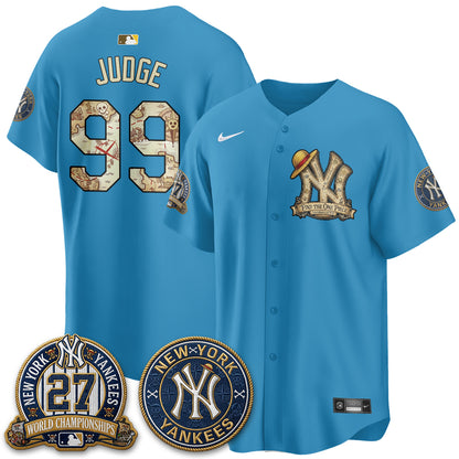 New York Yankees x OP Japanese Cartoon Limited Jersey -  Stitched