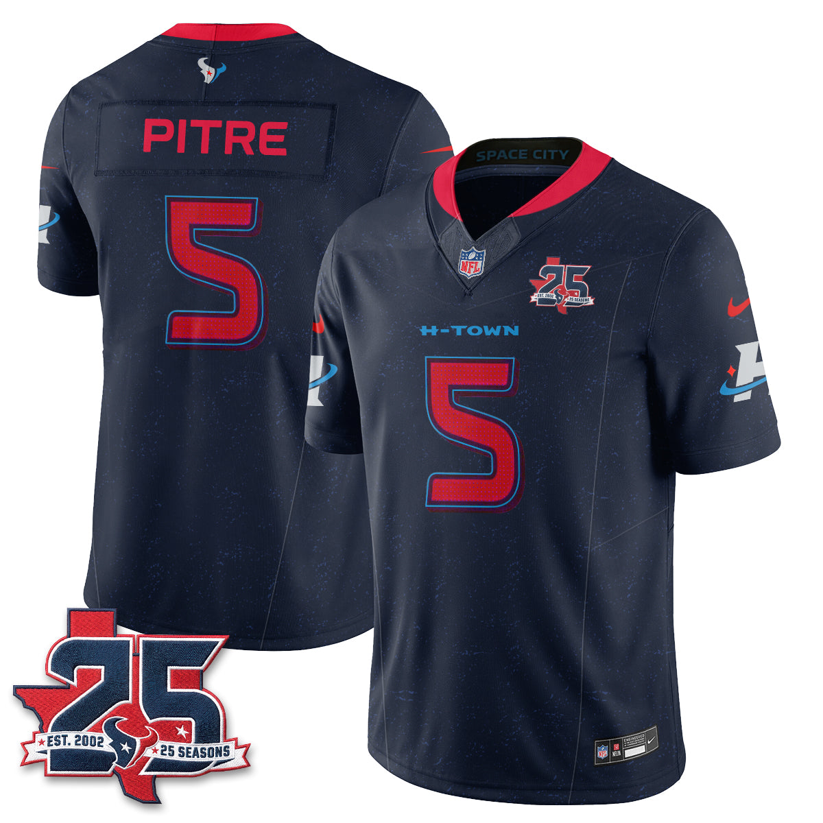 HOU Fangear Edition Vapor Jersey - Stitched