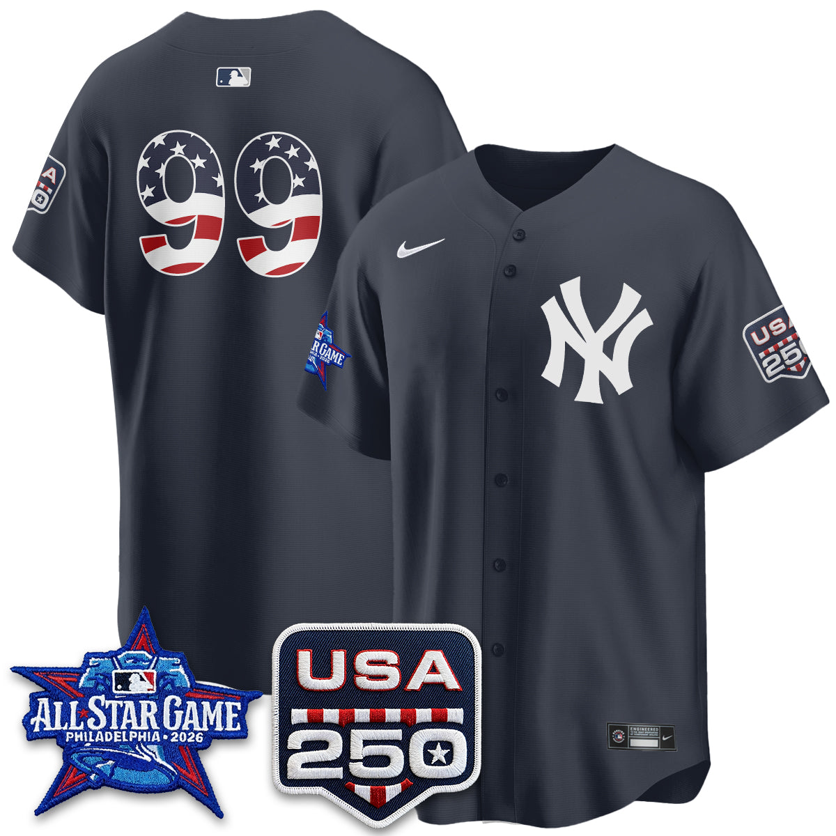 New York Yankees  2026 All Star Edition Vapor Jersey - Stitched